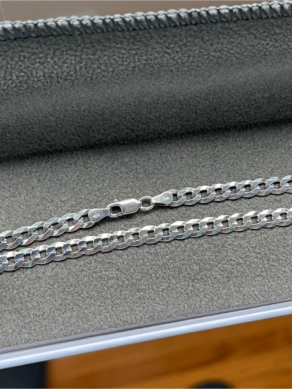 BN Sterling Silver Curb Chain - Picture 3 of 5